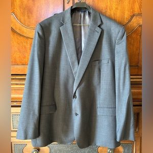 Men's Polo Ralph Lauren sport coat/ suit jacket charcoal size 52L